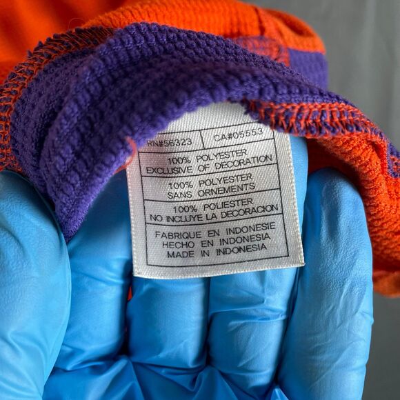 CLEMSON TIGERS POLO SHIRT MEN'S XL NIKE TEAM ORANGE NCAA COLLEGIATE FOOTBALL - Picture 4 of 7